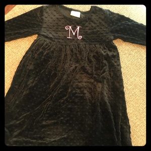 Minky long sleeve Lolly Wolly Doodle dress